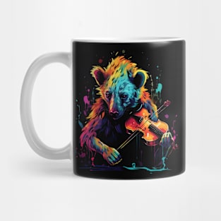 Hyena Playing Violin Mug